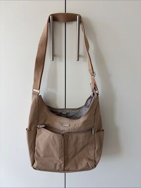 Beige Baggallini Bag Crossbody Shoulder Purse